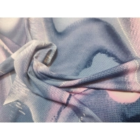 Elastyczna dzianina z fantazyjnym wzorem - piasek pustyni